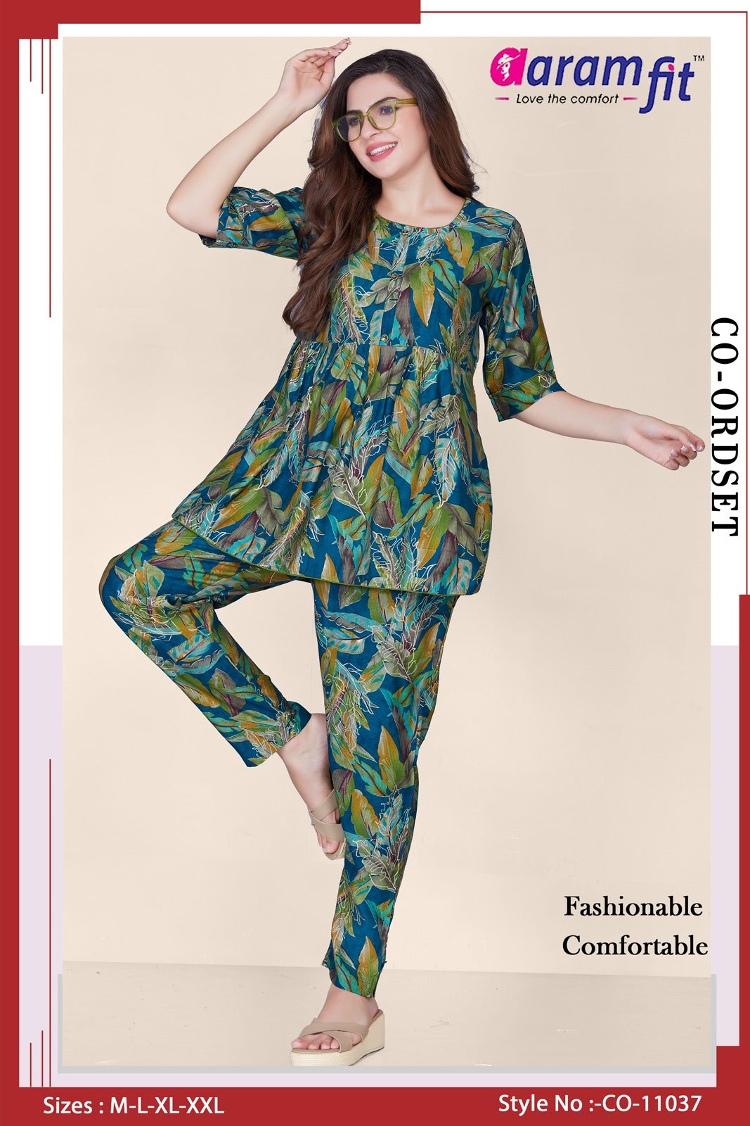AaramFit Co-Ord Set-CO-11037