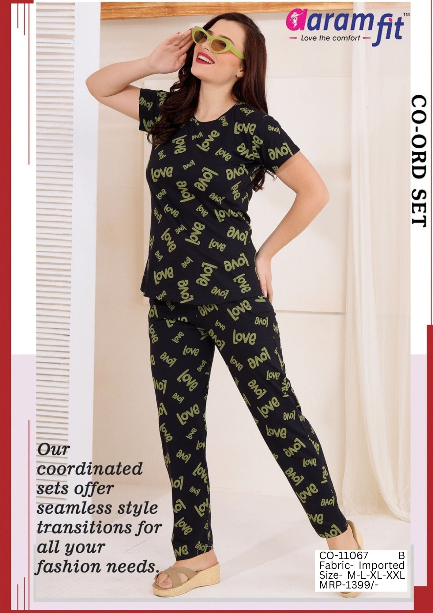 AaramFit Co-Ord Set-CO-11067