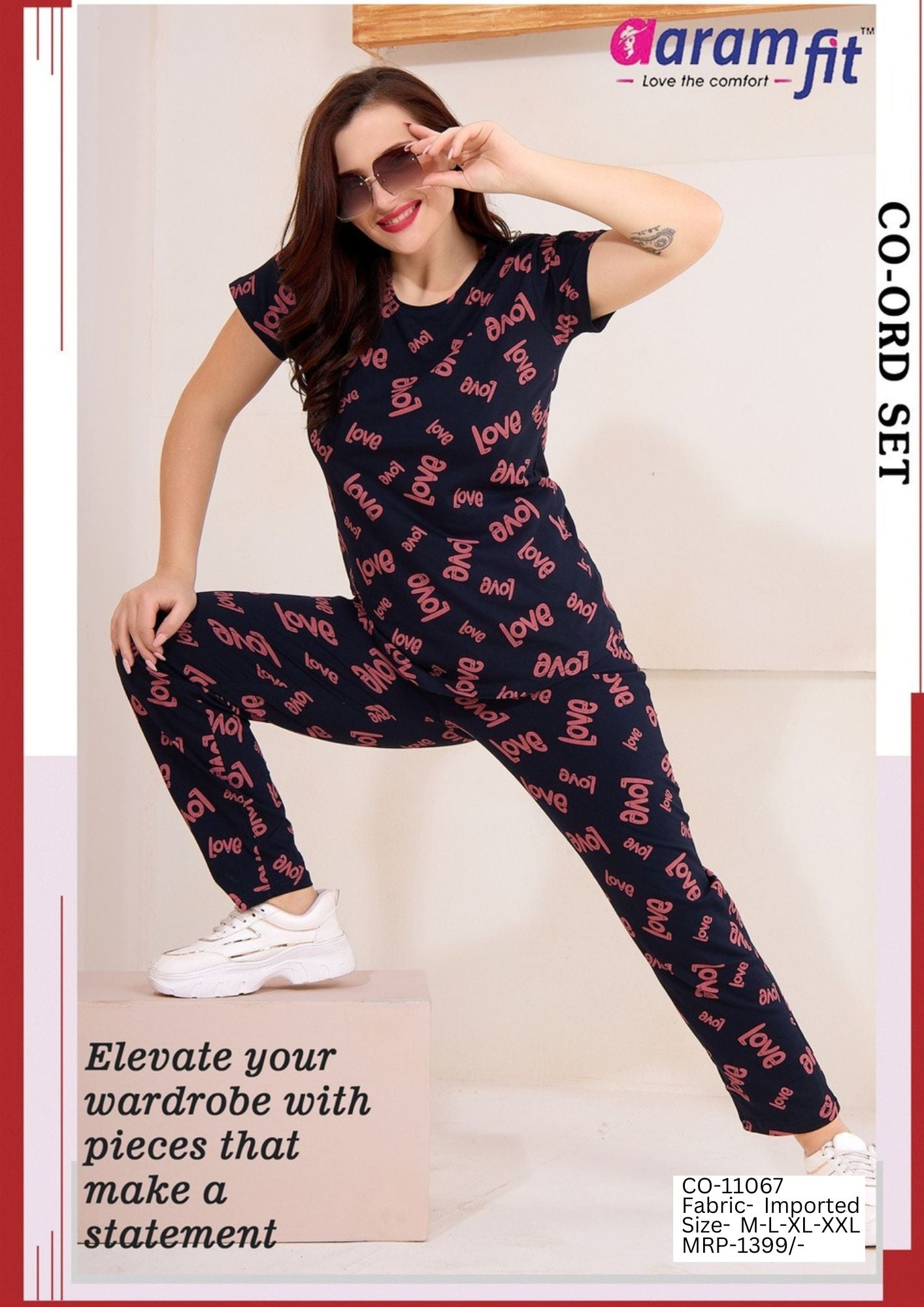 AaramFit Co-Ord Set-CO-11067