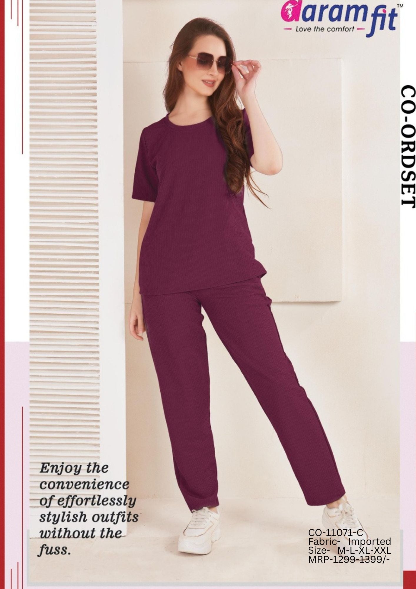AaramFit Co-Ord Set-CO-11071