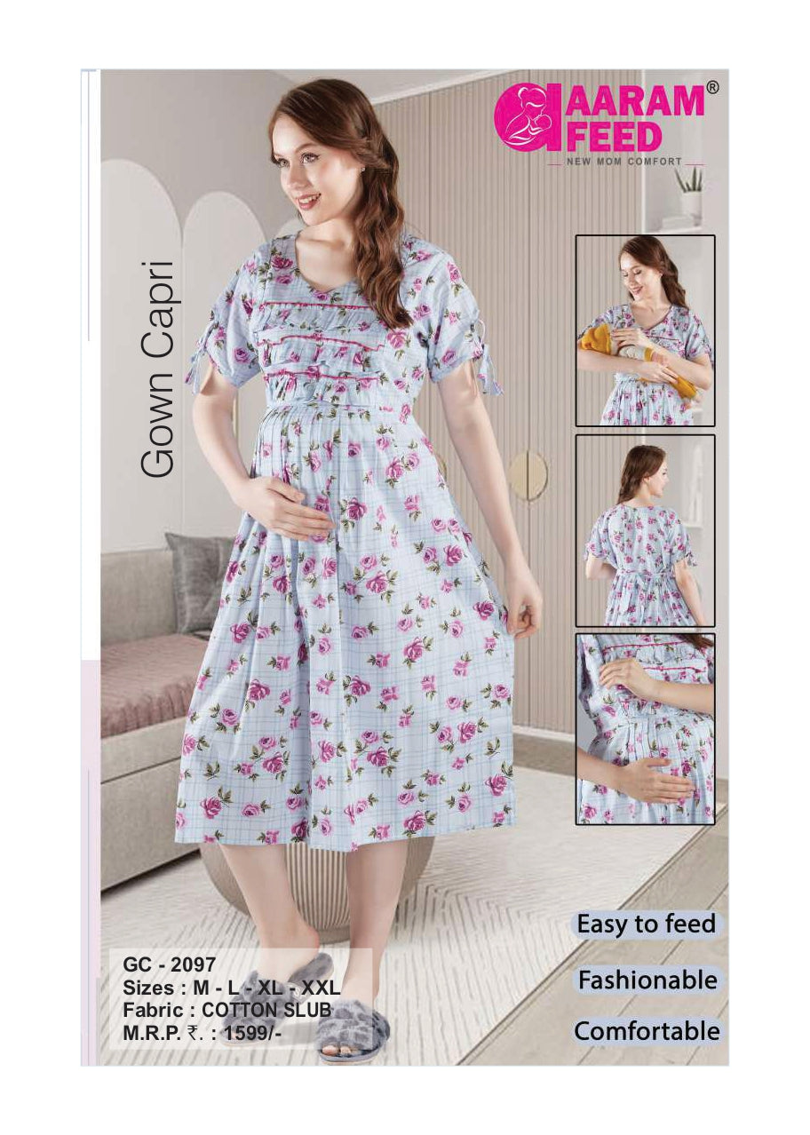 AaramFeed Feeding Gown Capri-GC-2097
