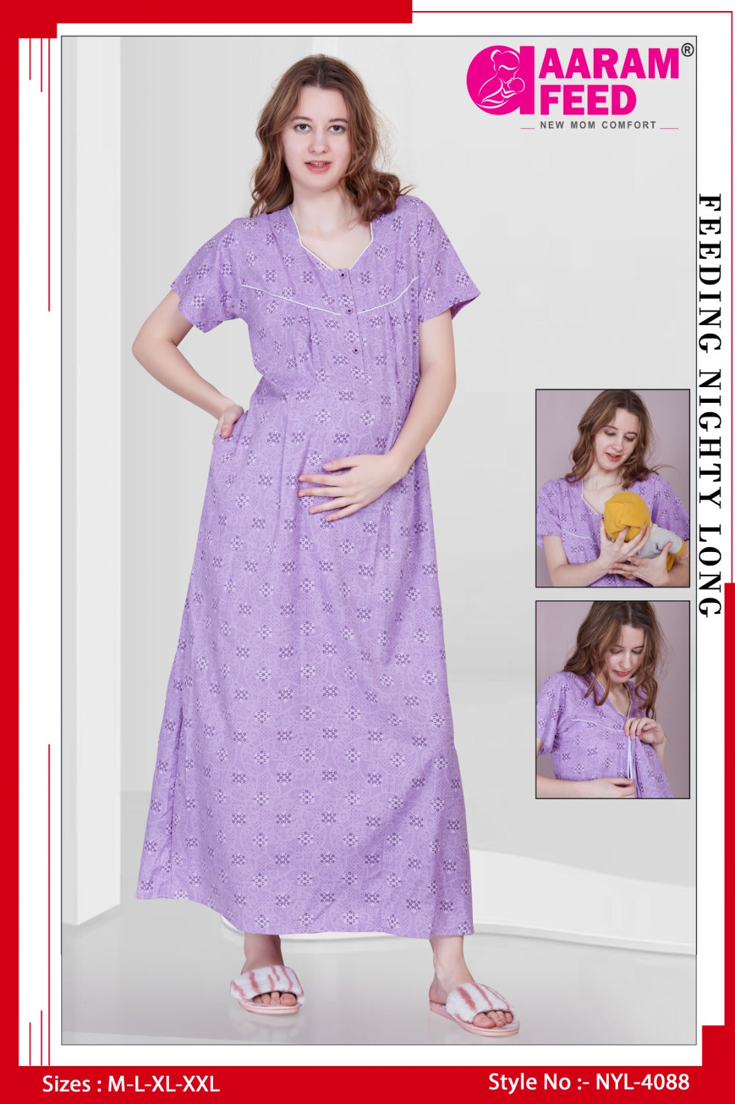 AaramFeed Feeding Nighty-NYL-4088