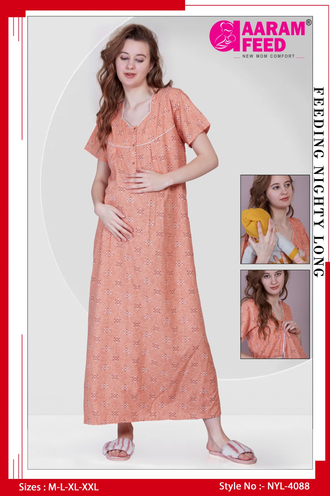 AaramFeed Feeding Nighty-NYL-4088