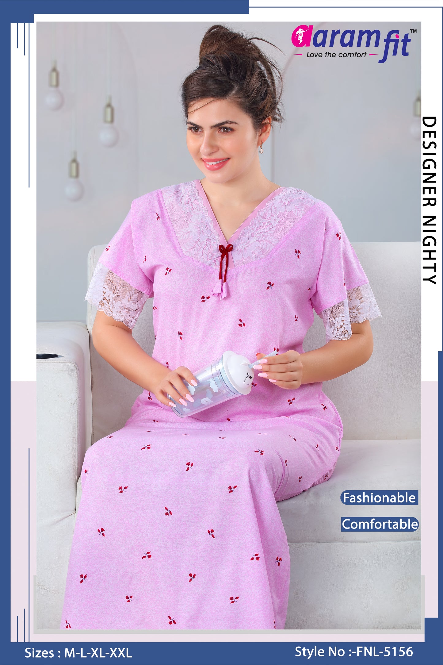 AARAMFIT DESIGNER NIGHTY FNL-5156