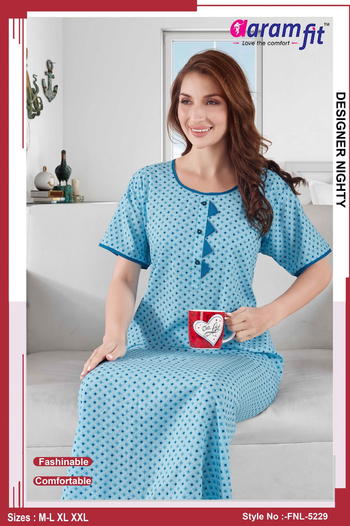 AARAMFIT DESIGNER NIGHTY FNL-5229