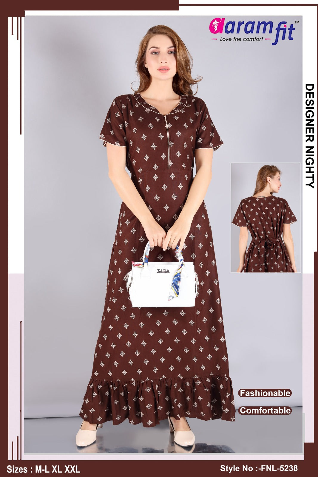 AARAMFIT DESIGNER NIGHTY FNL-5238