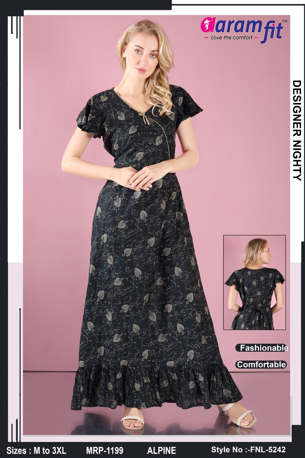 AARAMFIT DESIGNER NIGHTY FNL-5242