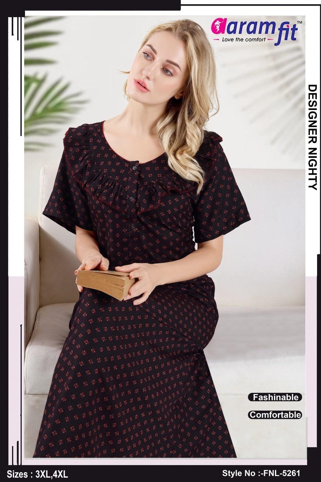 AARAMFIT DESIGNER NIGHTY FNL-5261