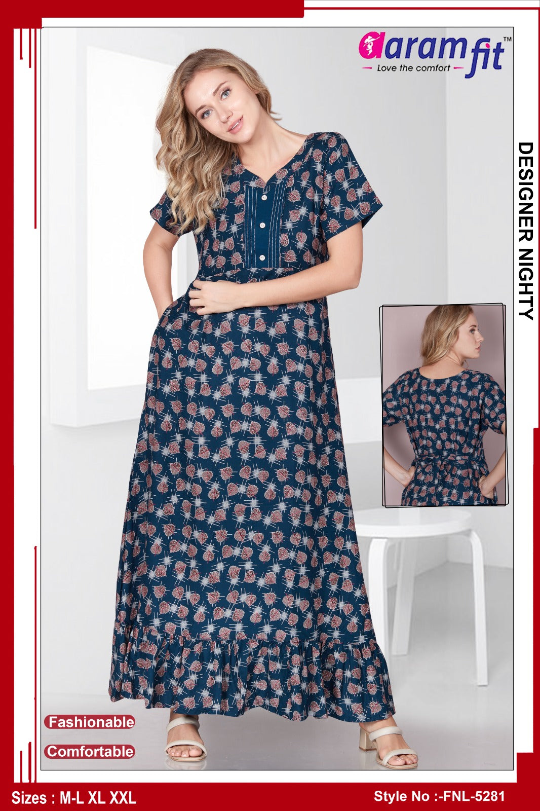 AARAMFIT DESIGNER NIGHTY FNL-5281