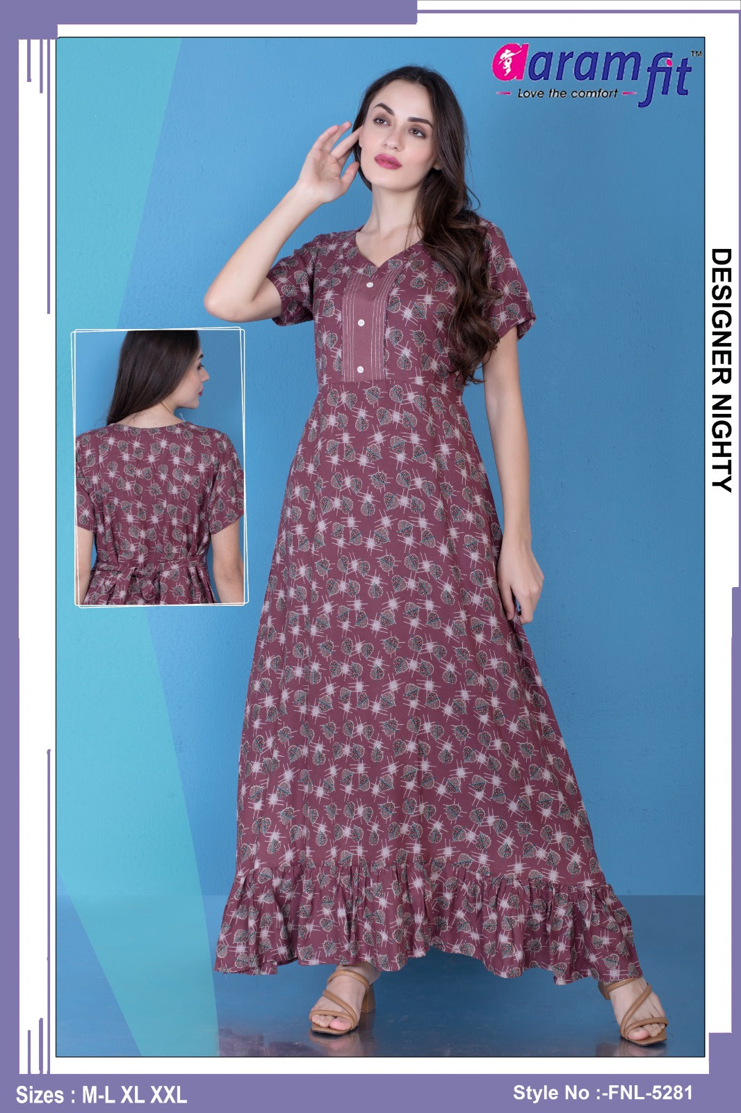 AARAMFIT DESIGNER NIGHTY FNL-5281