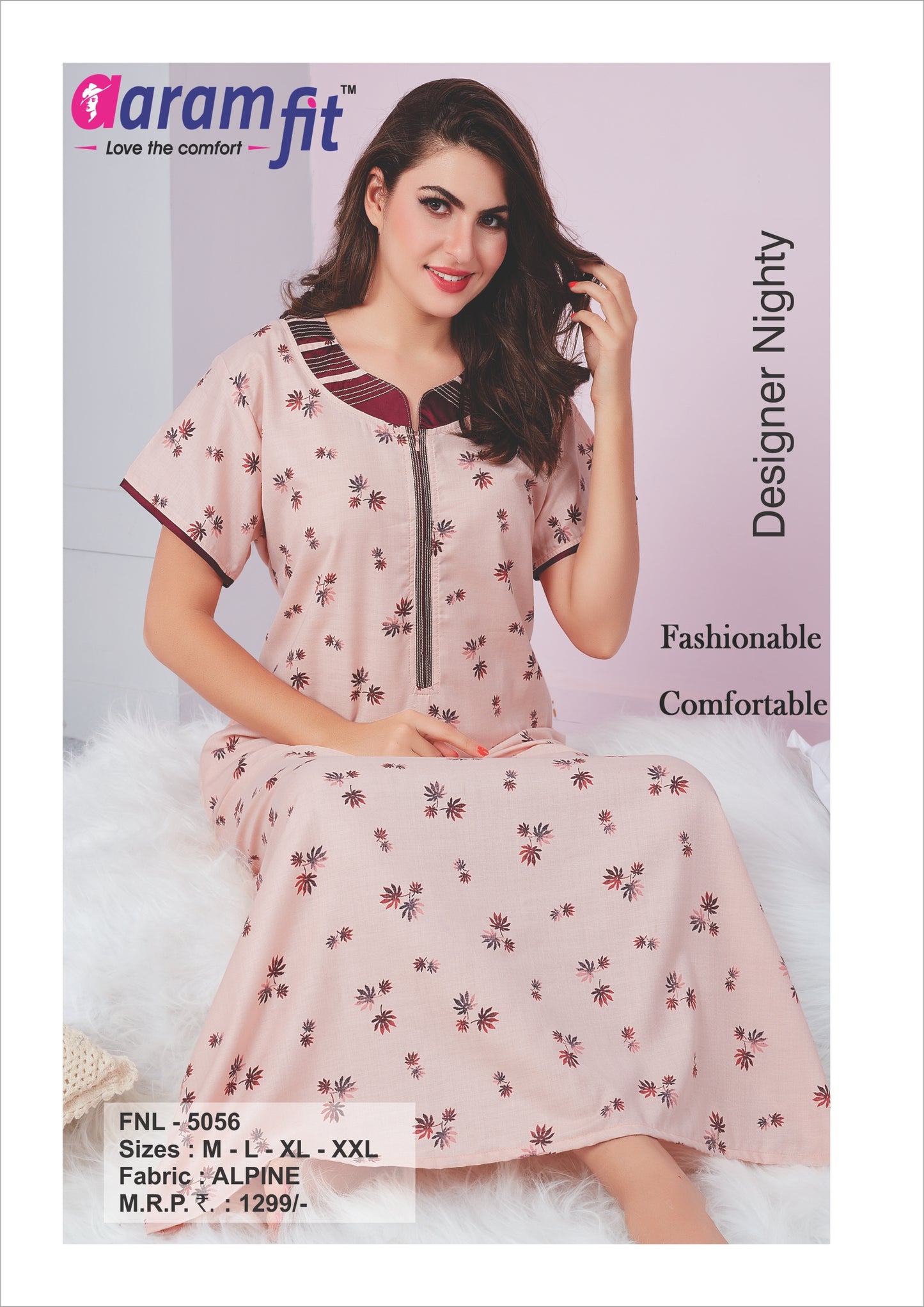 AARAMFIT DESIGNER NIGHTY FNL-5056