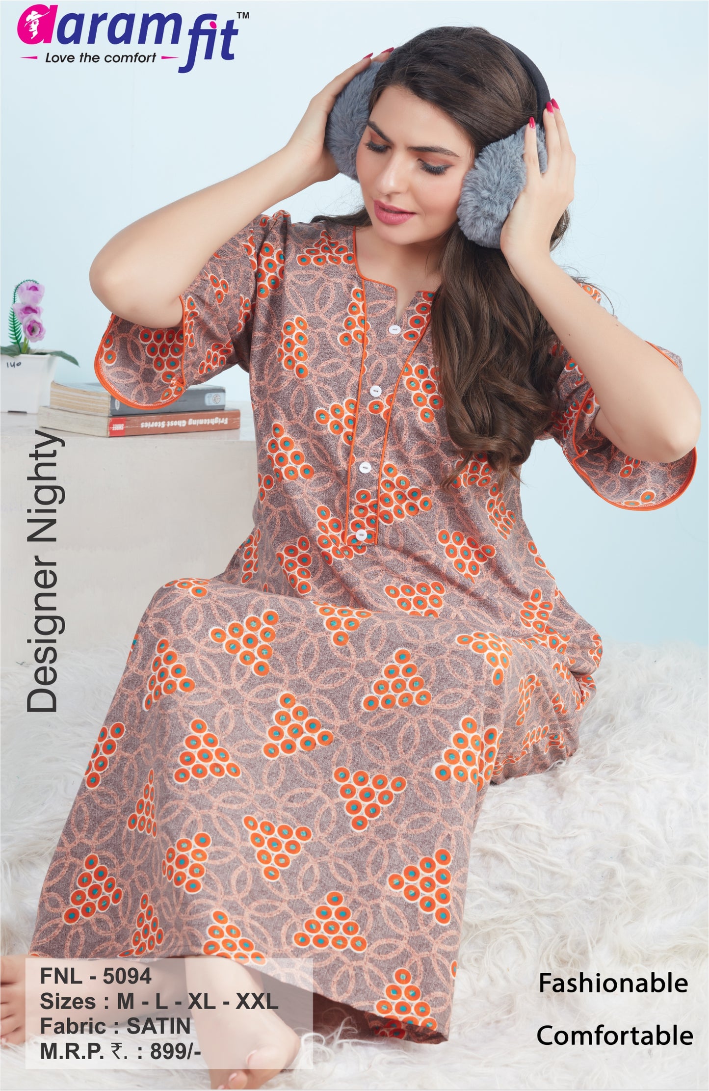 AARAMFIT DESIGNER NIGHTY FNL-5094