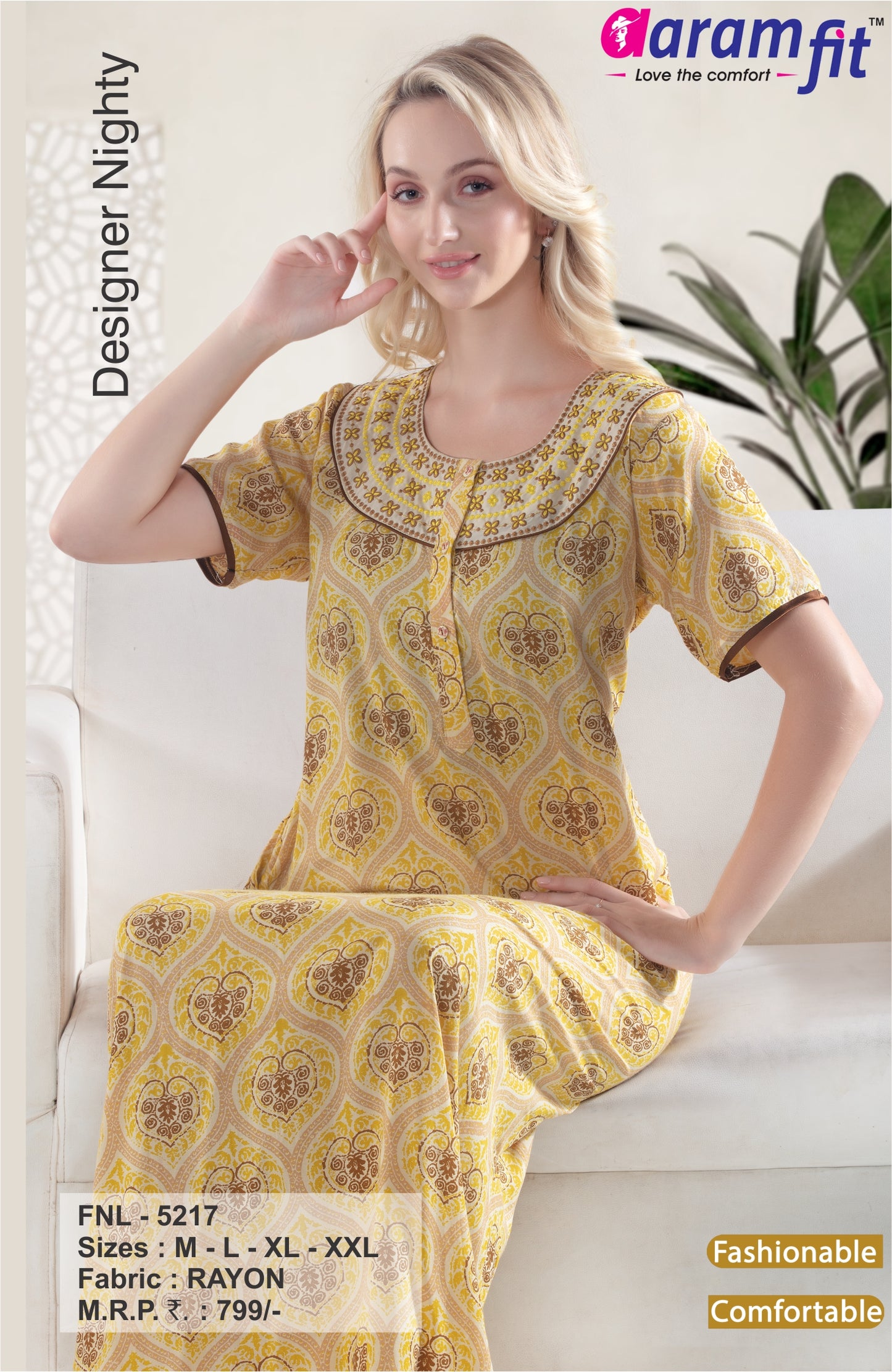 AARAMFIT DESIGNER NIGHTY FNL-5217