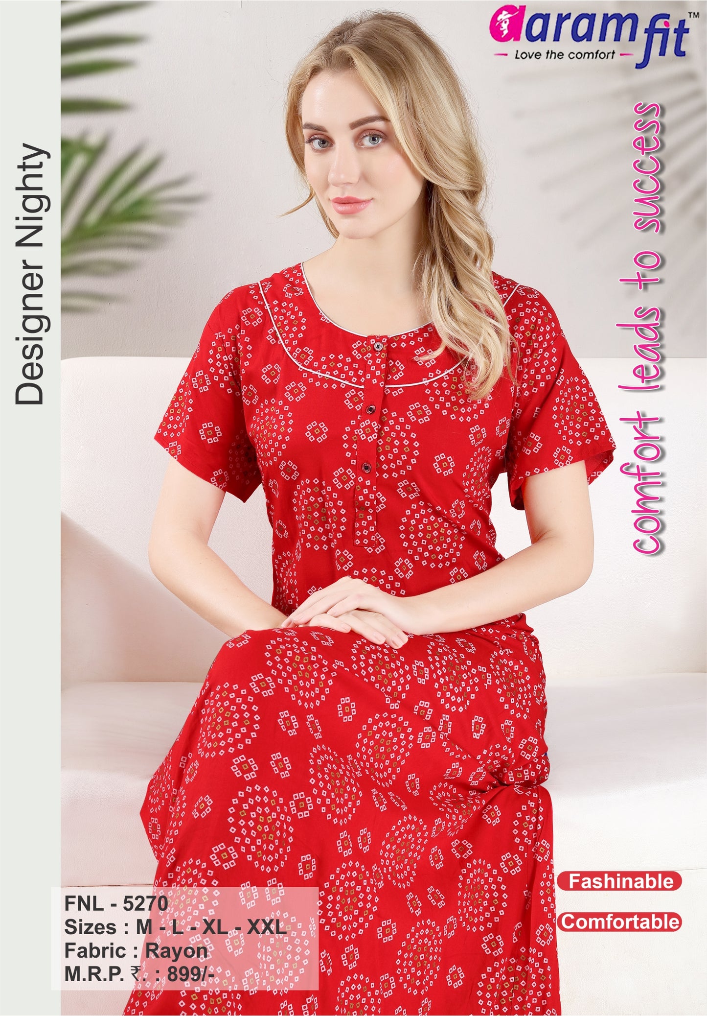 AARAMFIT DESIGNER NIGHTY FNL-5270