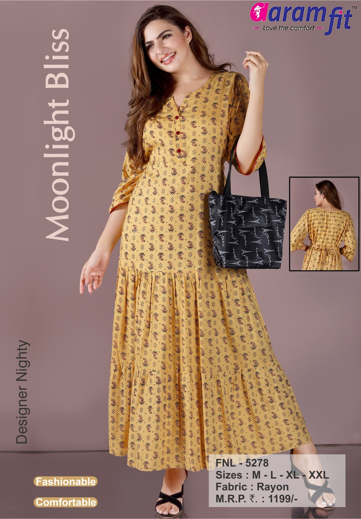 AARAMFIT DESIGNER NIGHTY FNL-5278