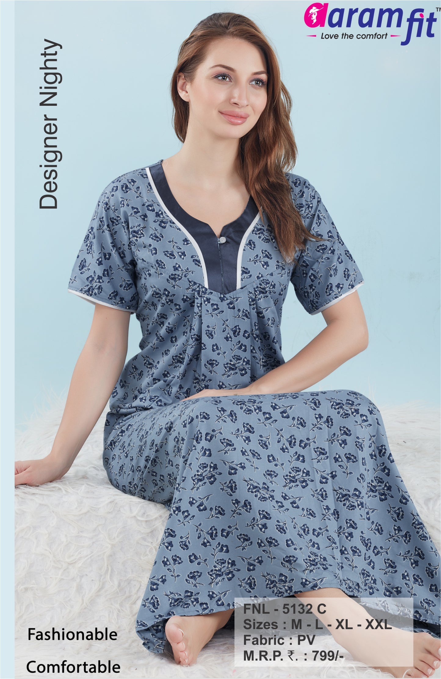 AARAMFIT DESIGNER NIGHTY FNL-5132
