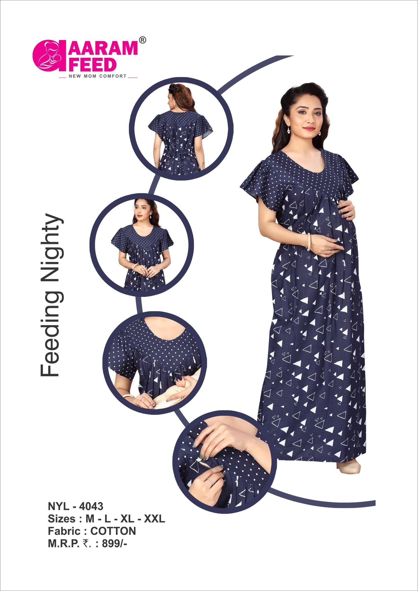 AaramFeed Feeding Nighty-NYL-4043