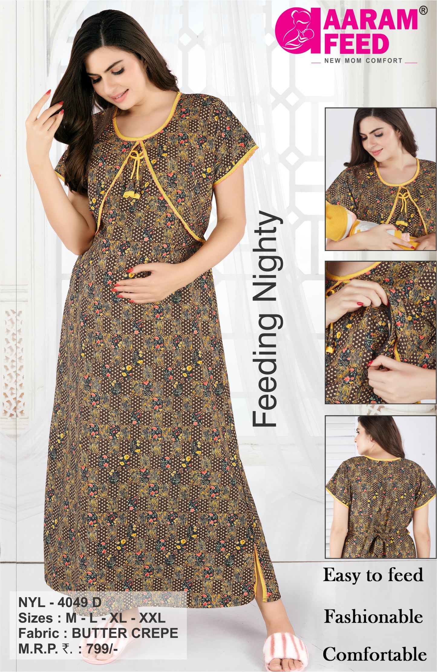 AaramFeed Feeding Nighty-NYL-4049