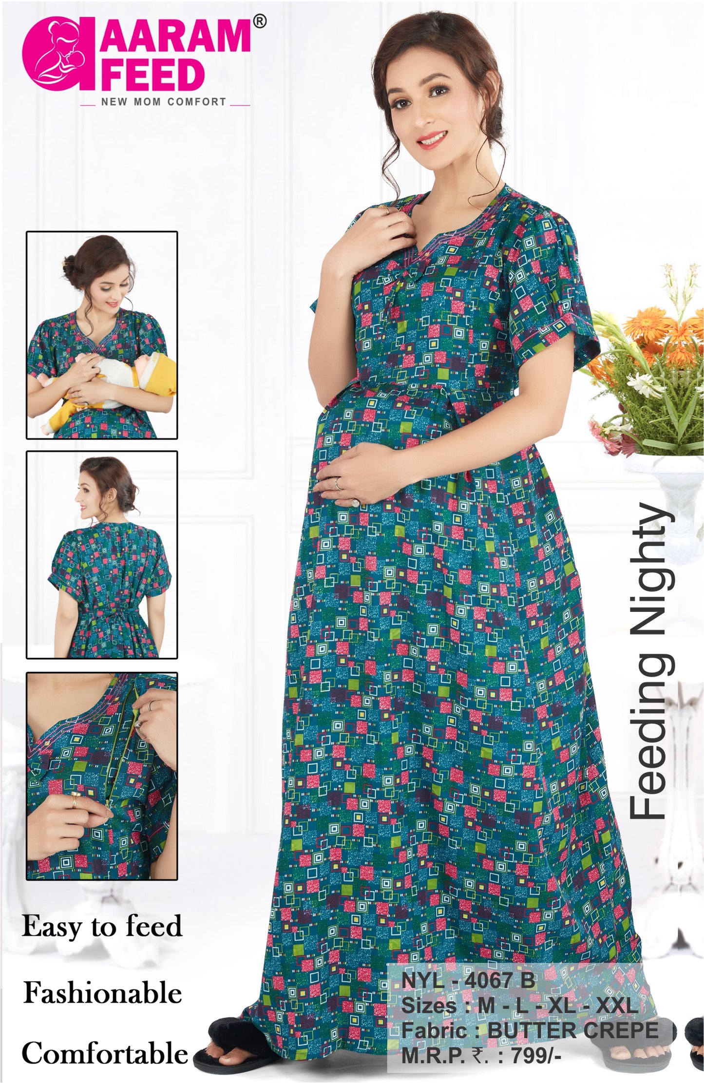 AaramFeed Feeding Nighty-NYL-4067