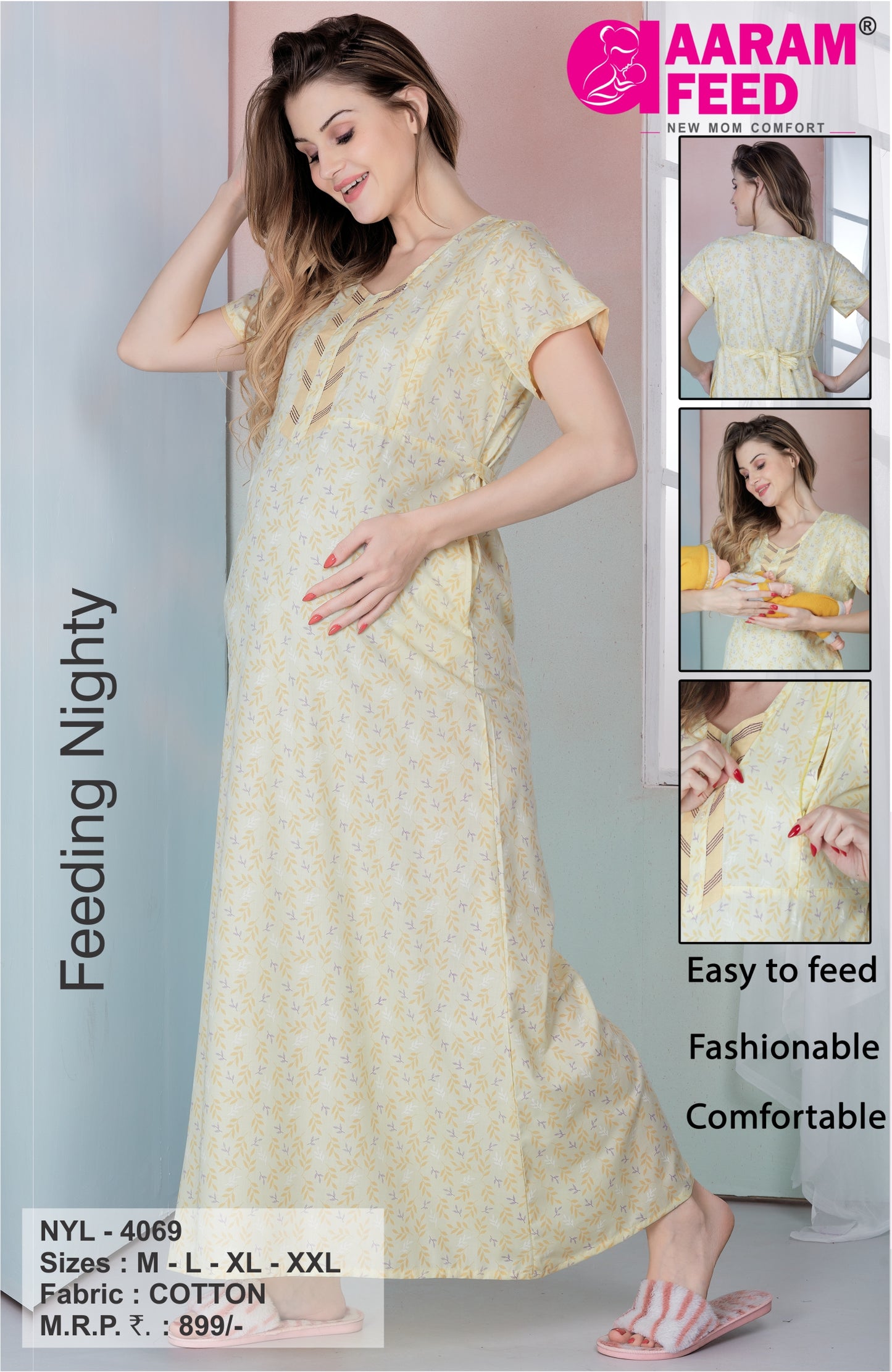 AaramFeed Feeding Nighty-NYL-4069