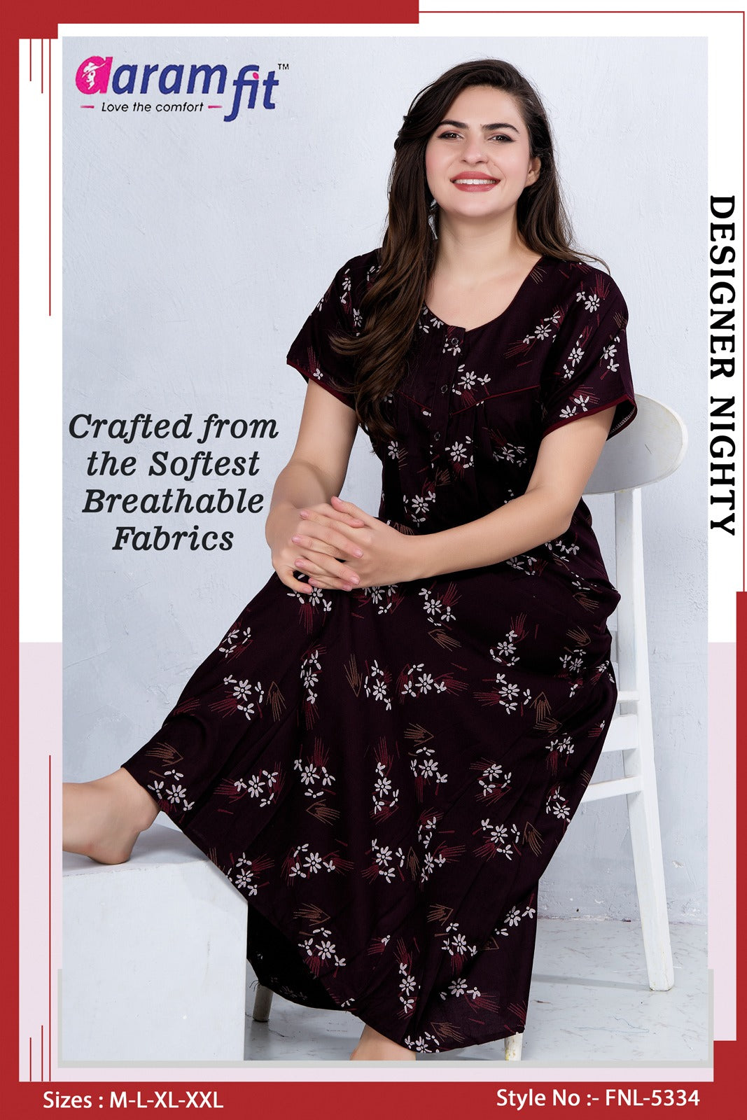 AARAMFIT DESIGNER NIGHTY FNL-5334