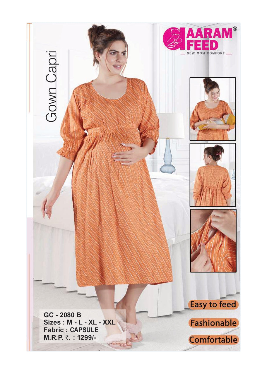 AaramFeed Feeding Gown Capri-GC-2080