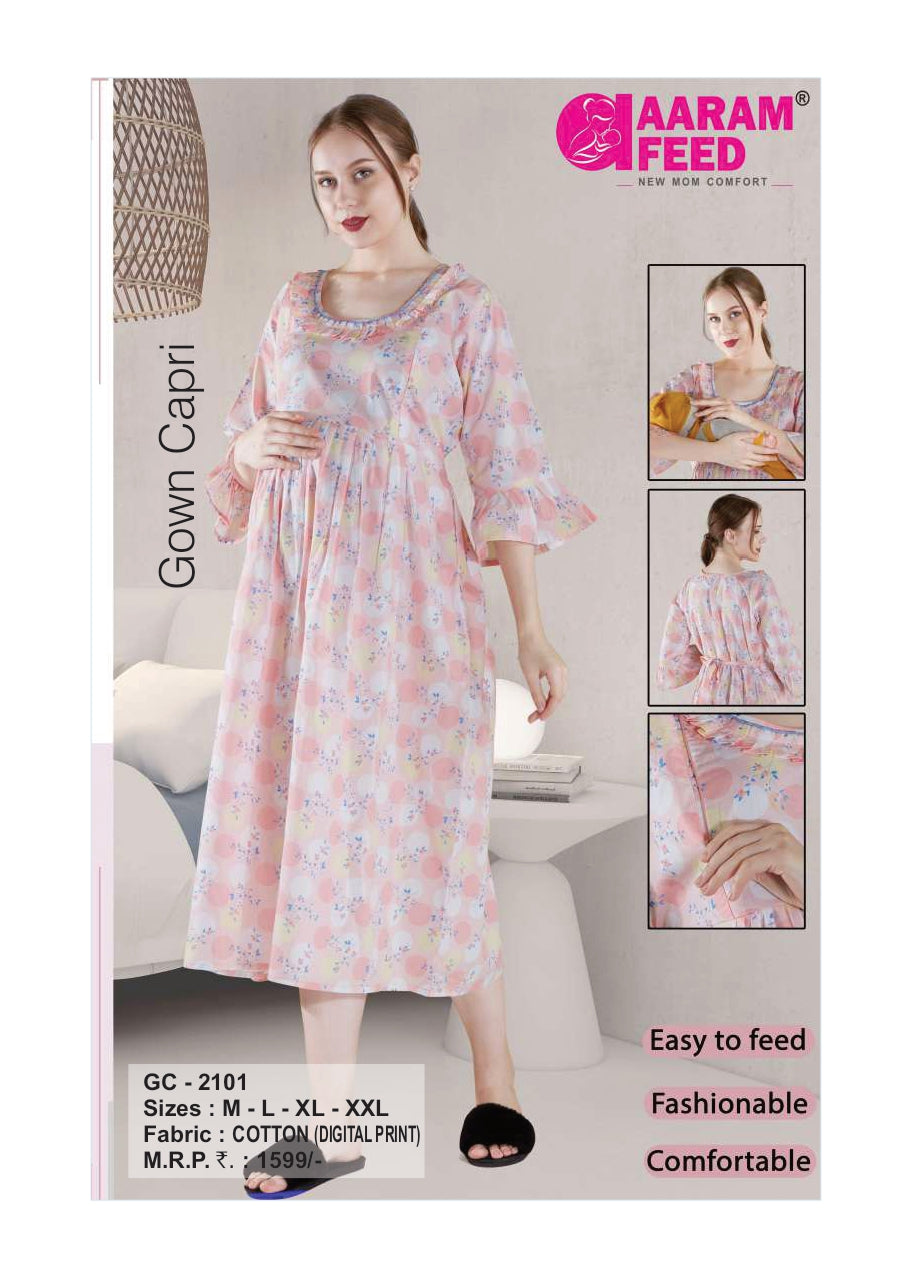 AaramFeed Feeding Gown Capri-GC-2101