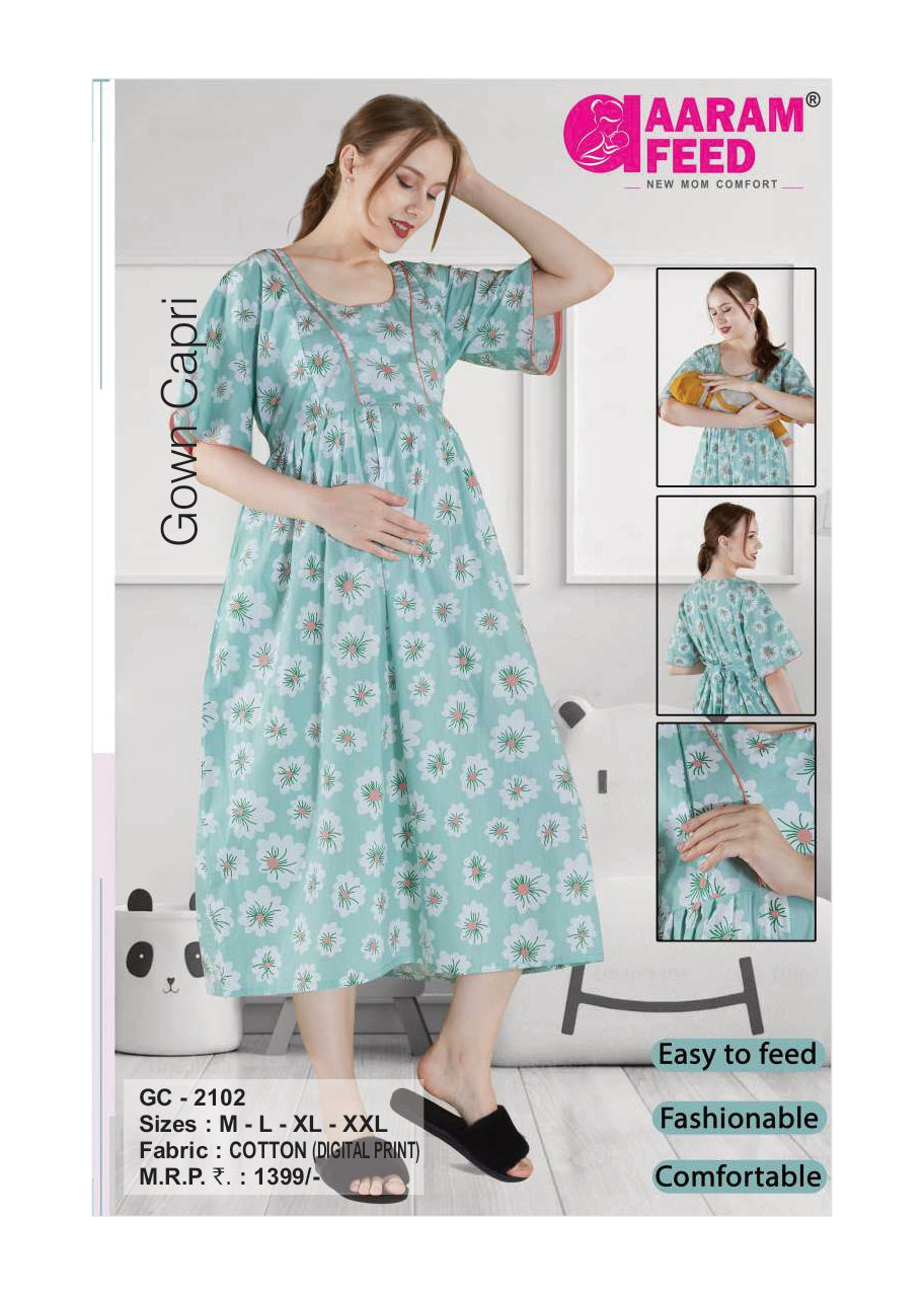 AaramFeed Feeding Gown Capri-GC-2102