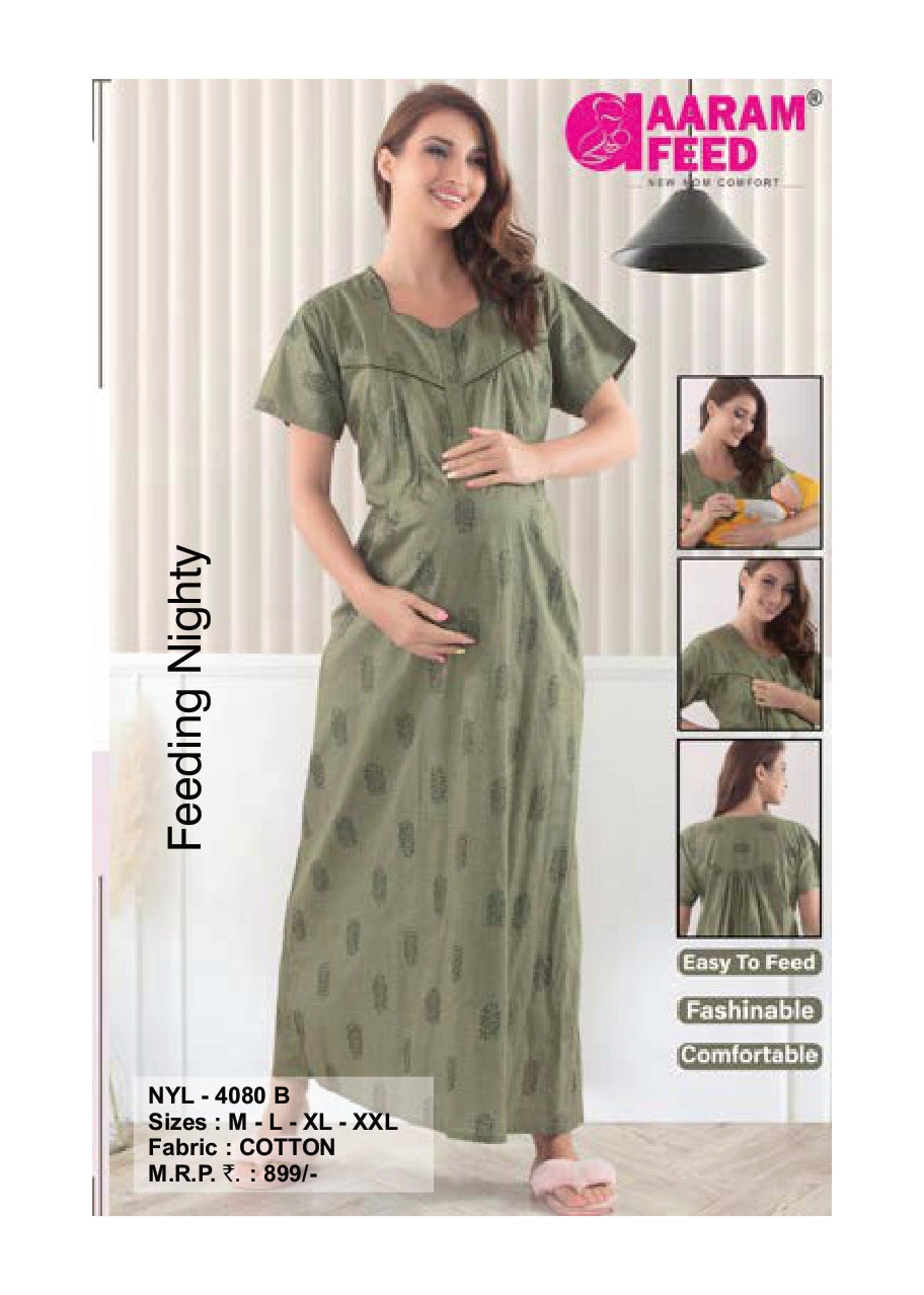 AaramFeed Feeding Nighty-NYL-4080