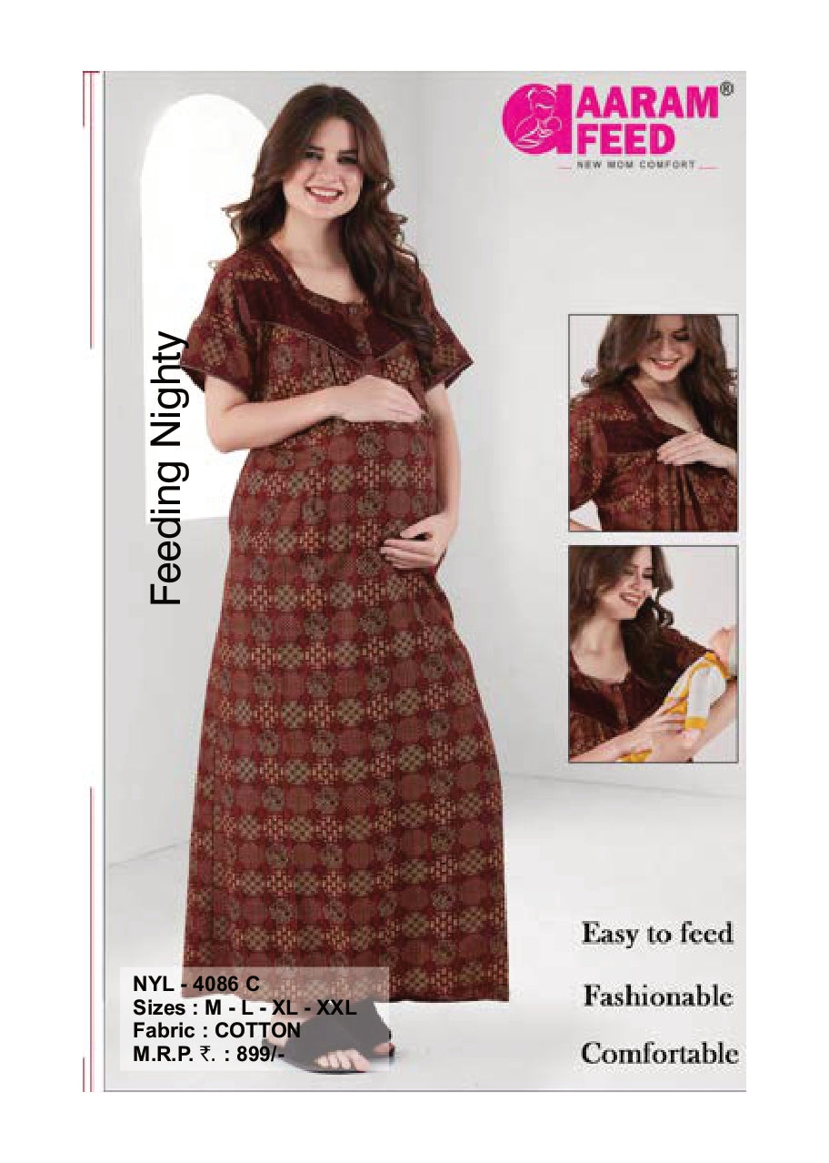 AaramFeed Feeding Nighty-NYL-4086