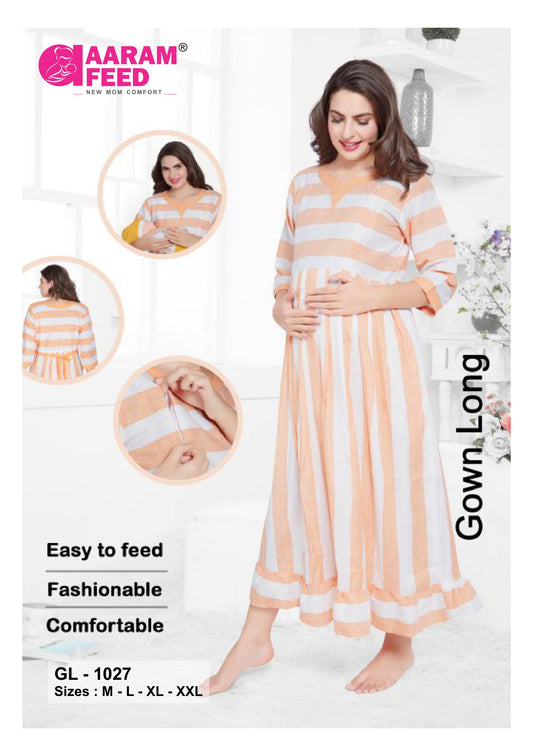 AaramFeed Feeding Gown Long GL-1027