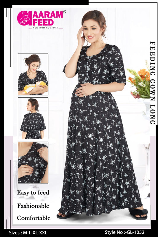 AaramFeed Feeding Gown Long GL-1052