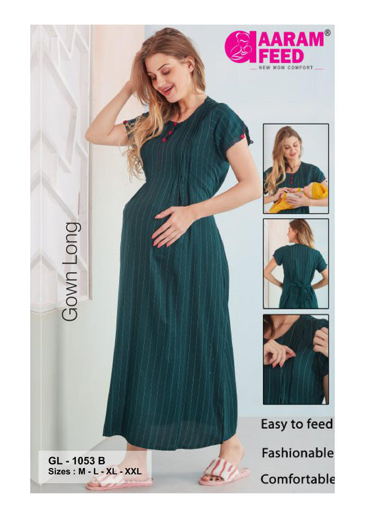 AaramFeed Feeding Gown Long GL-1053