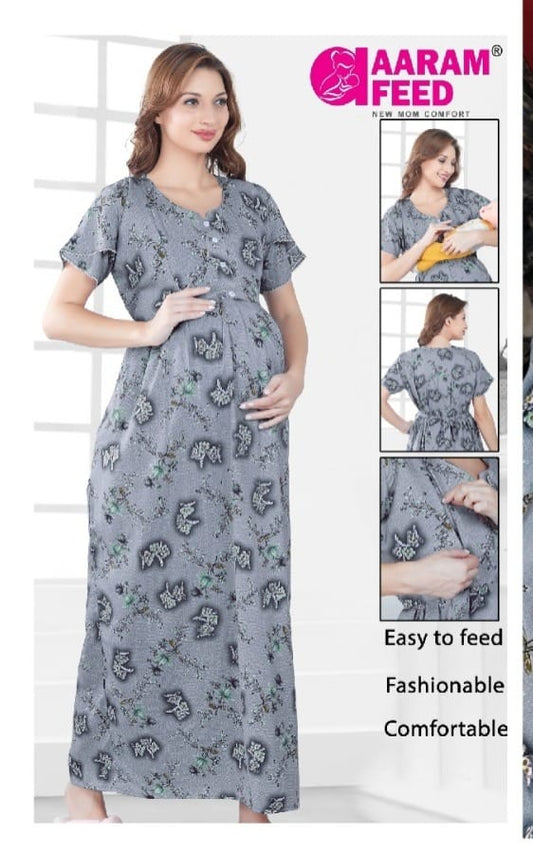 AaramFeed Feeding Gown Long GL-1064