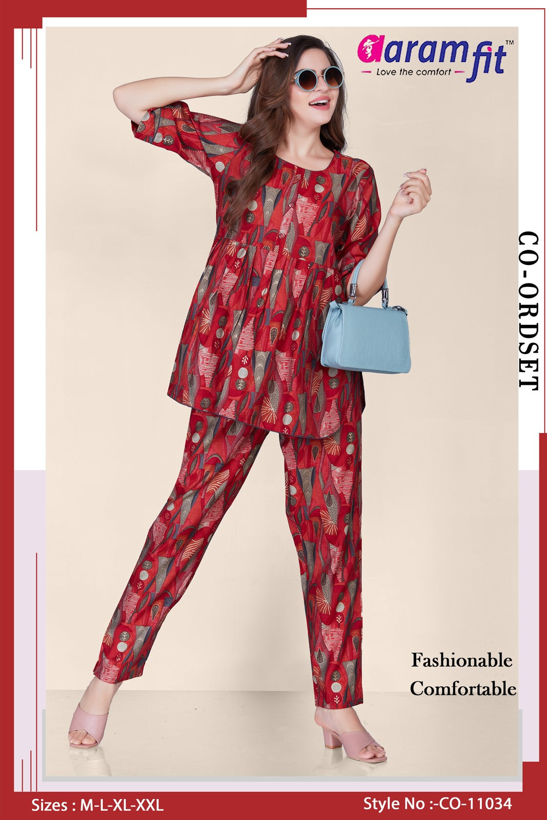 AaramFit Co-Ord Set-CO-11034