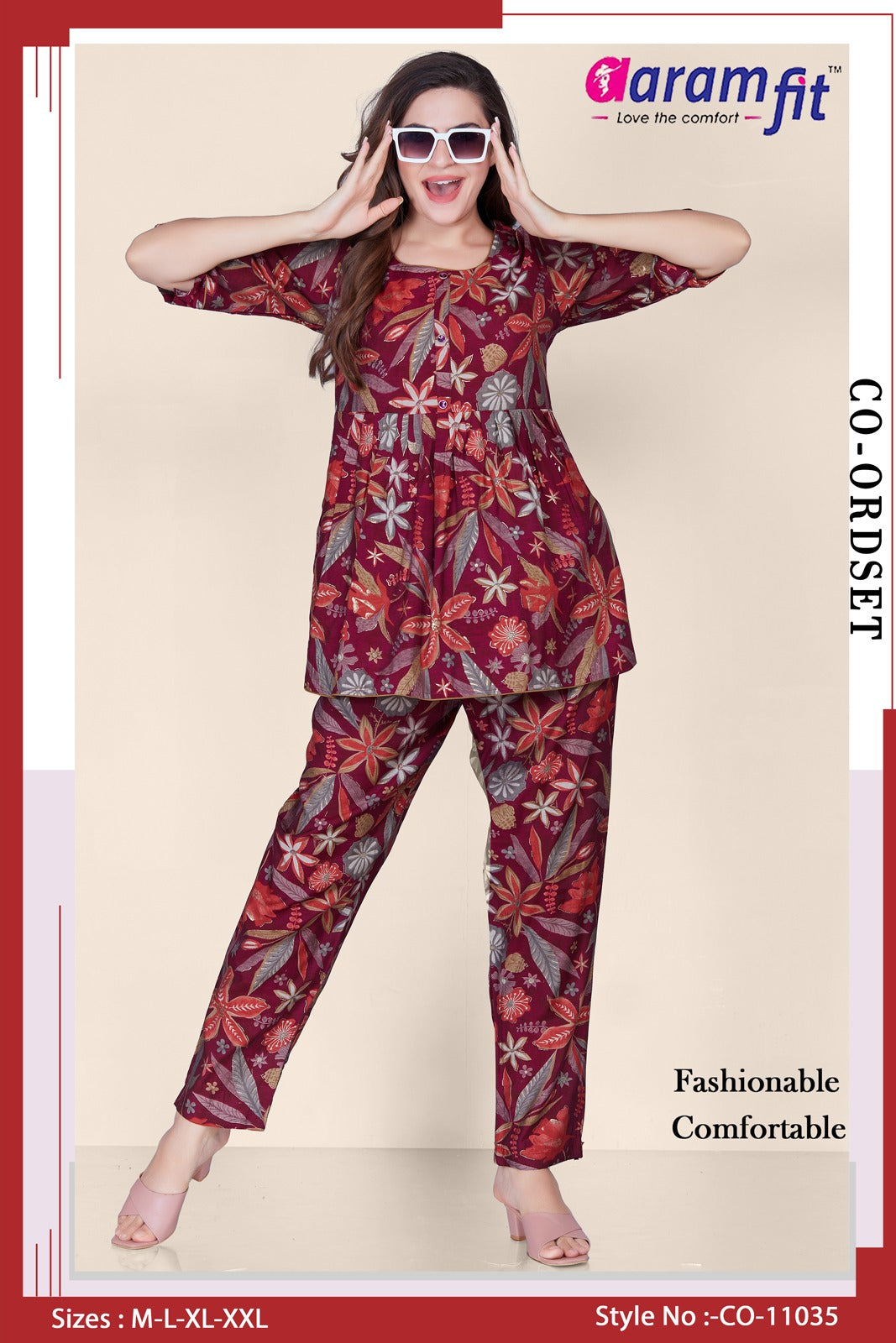 AaramFit Co-Ord Set-CO-11035