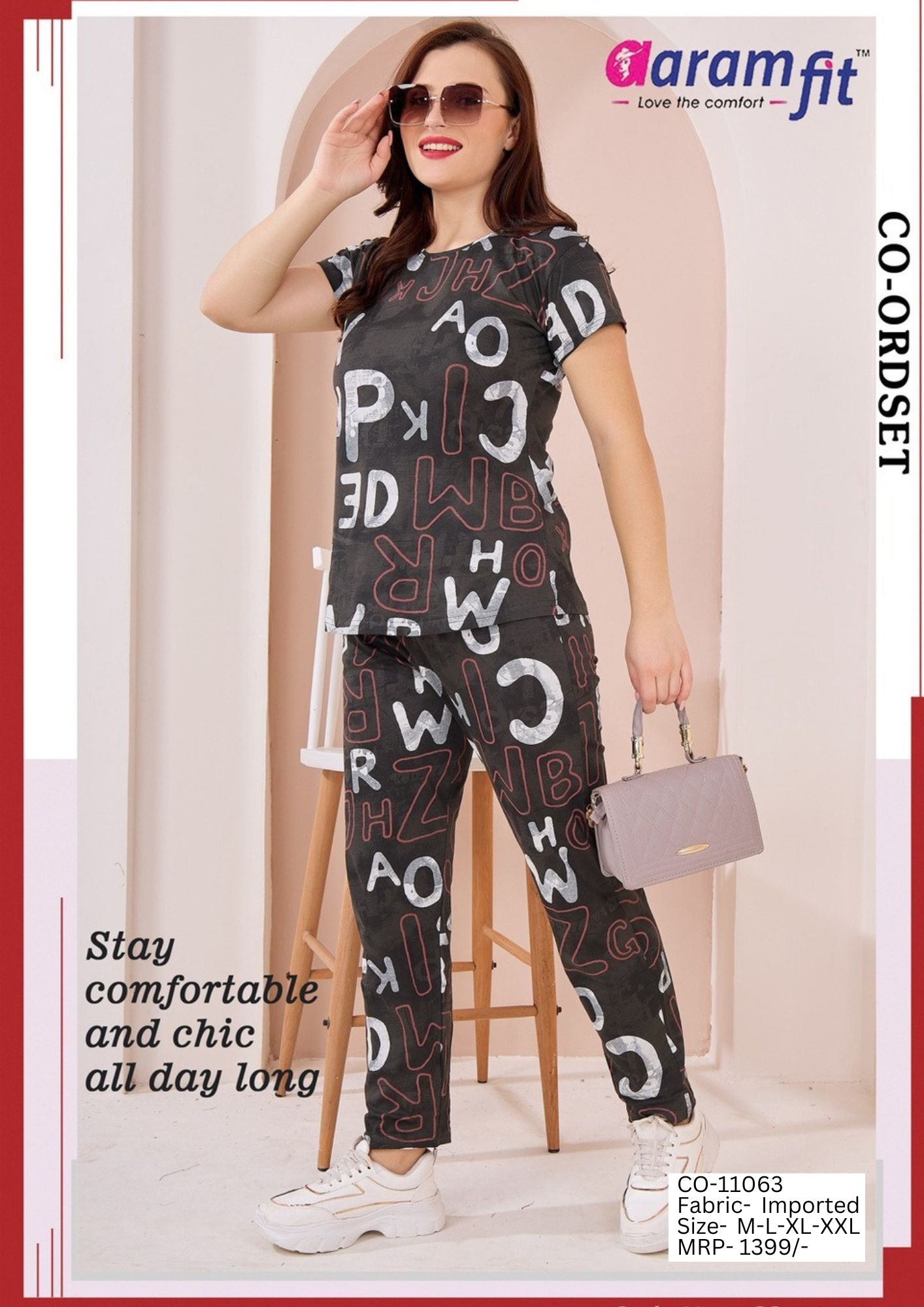 AaramFit Co-Ord Set-CO-11063
