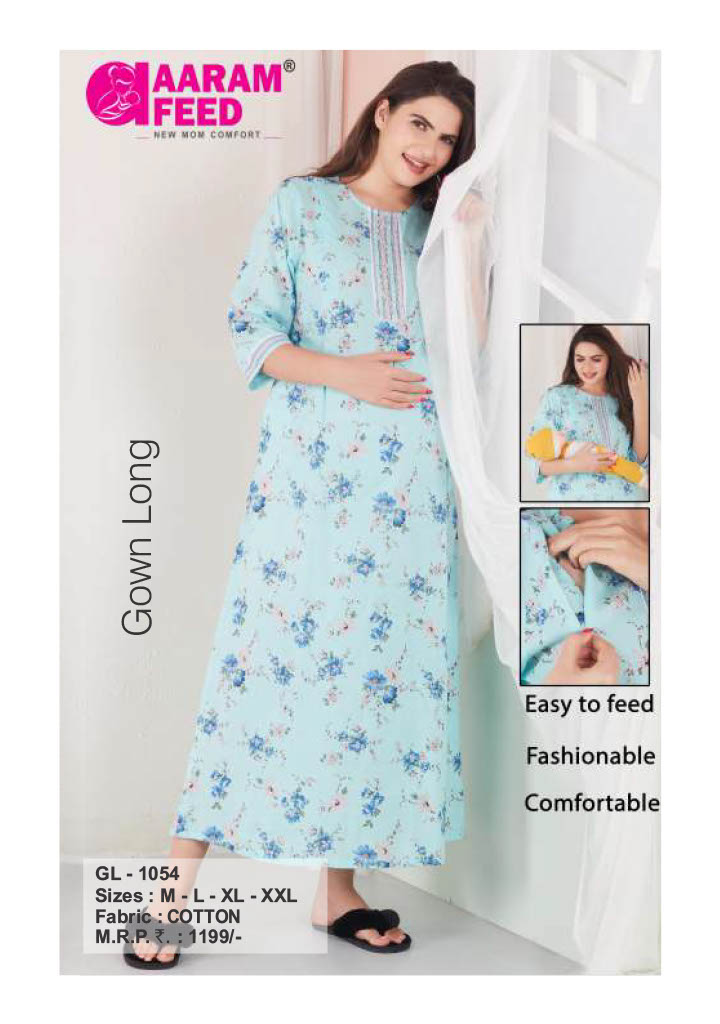 AaramFeed Feeding Gown Long GL-1054