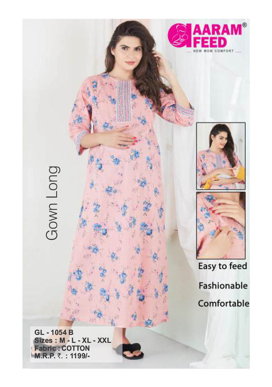 AaramFeed Feeding Gown Long GL-1054