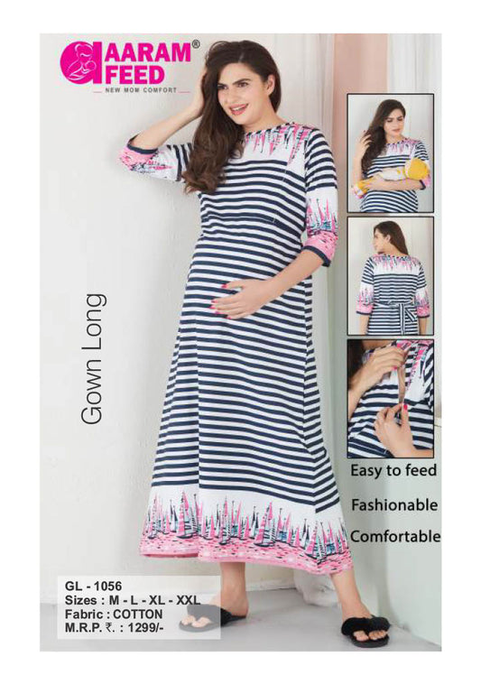 AaramFeed Feeding Gown Long GL-1056