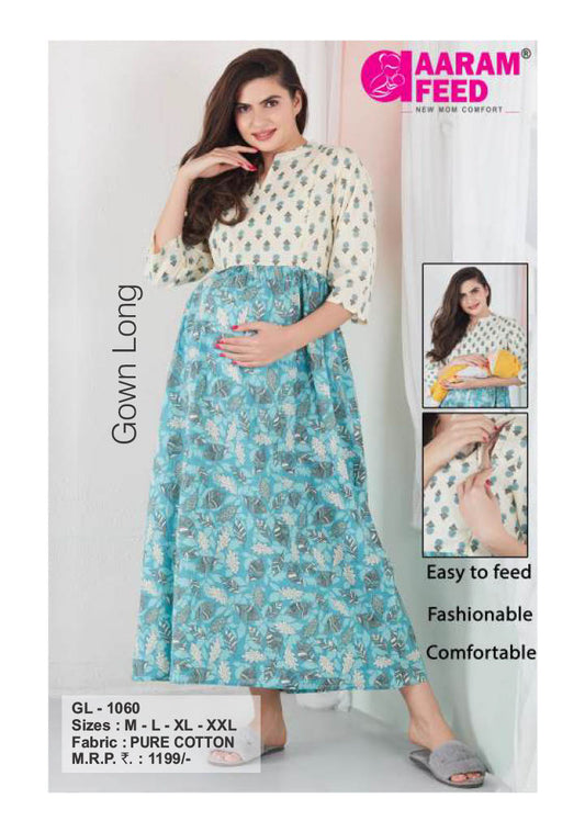 AaramFeed Feeding Gown Long GL-1060
