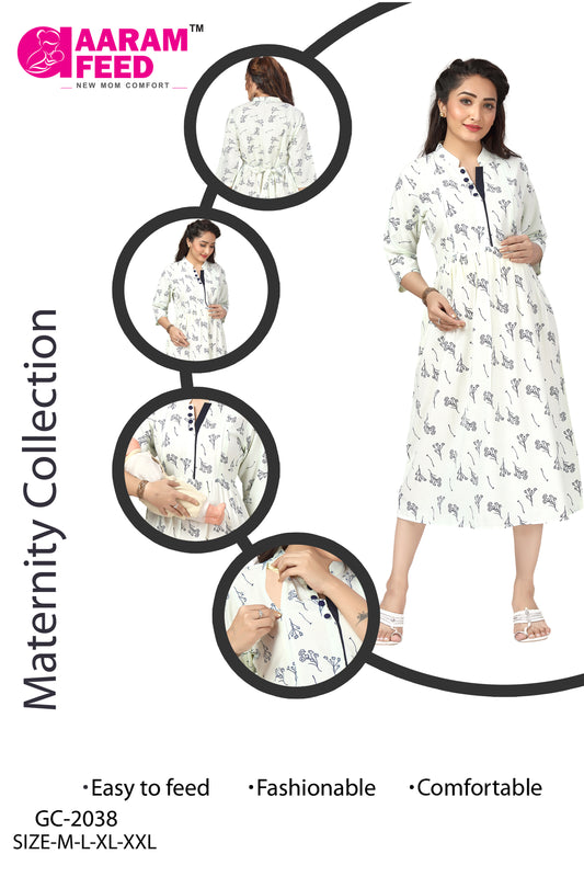 AaramFeed Feeding Gown Capri-GC-2038