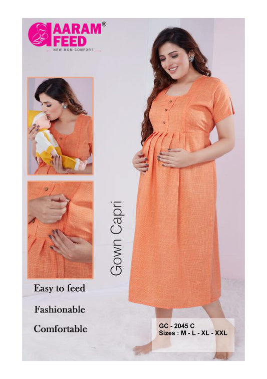 AaramFeed Feeding Gown Capri-GC-2045