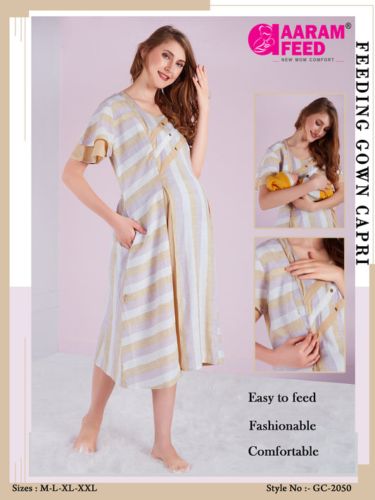 AaramFeed Feeding Gown Capri-GC-2050