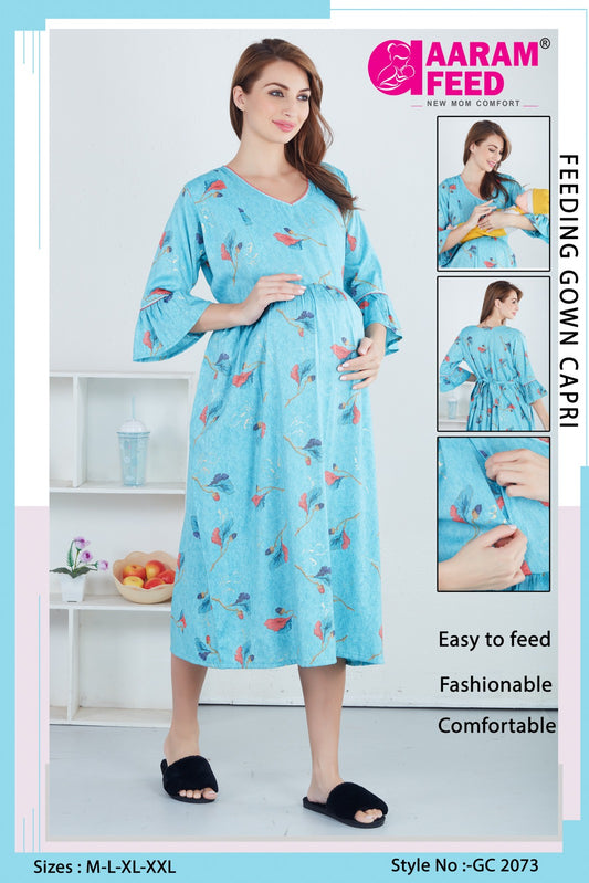 AaramFeed Feeding Gown Capri-GC-2073