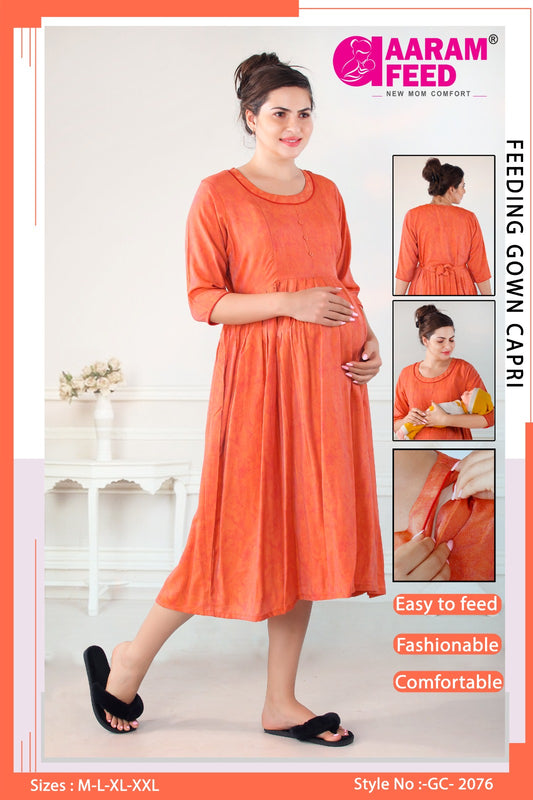 AaramFeed Feeding Gown Capri-GC-2076