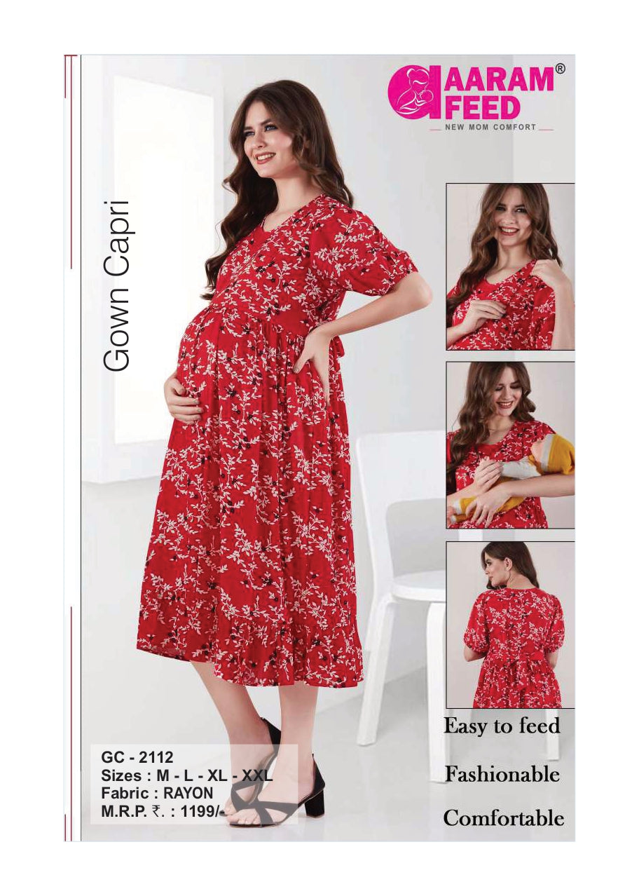 AaramFeed Feeding Gown Capri-GC-2112