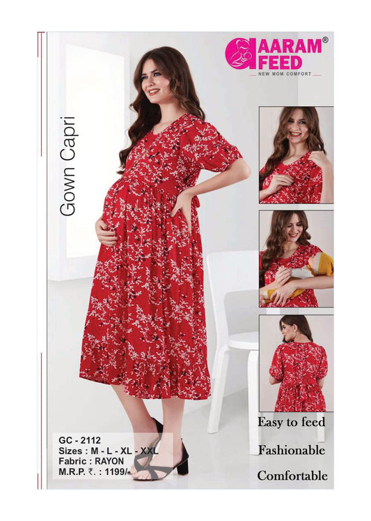 AaramFeed Feeding Gown Capri-GC-2112