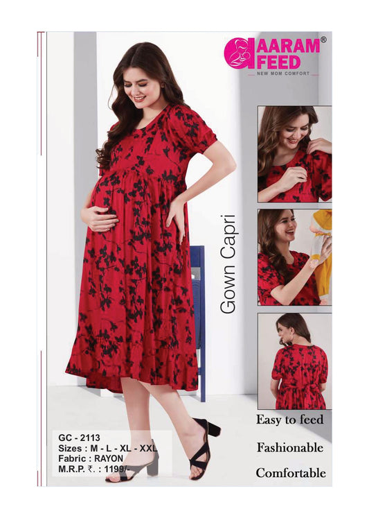 AaramFeed Feeding Gown Capri-GC-2113