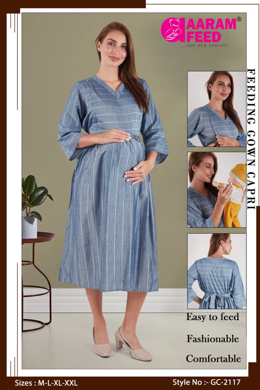 AaramFeed Feeding Gown Capri-GC-2117